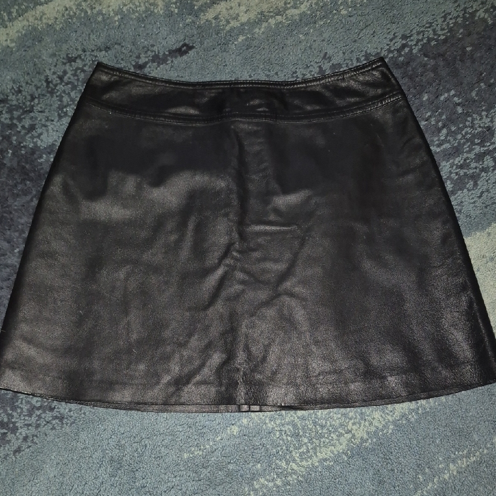 Danier Sleek Black Mini Skirt..size 14